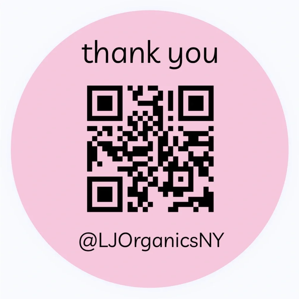 30 CUSTOM STICKERS - 2” ROUND - THANK YOU - W/ YOUR QR CODE & CLOSET NAME